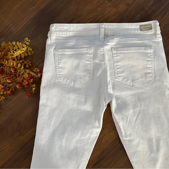 EUC Paige Straight Leg White Jeans - Picture 3 of 7